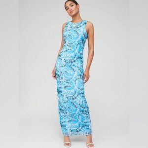 Something New Serena Tight Dress Bar Maxi dress Malibu Blue Women’s M